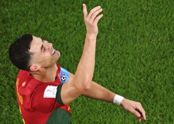 Portekizli Cristiano Ronaldo, 5 Dünya Kupası'nda gol atan ilk erkek futbolcu oldu